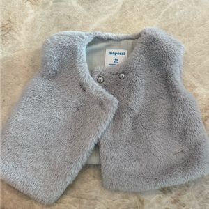 Mayoral Baby Faux Fur Vest